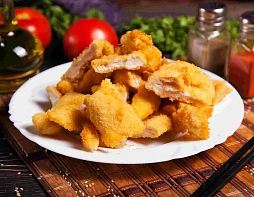 Куриное филе в сухарях
